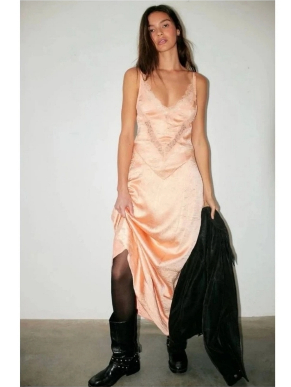 Free People Maybe Forever Maxi Dress Bellini Nwot